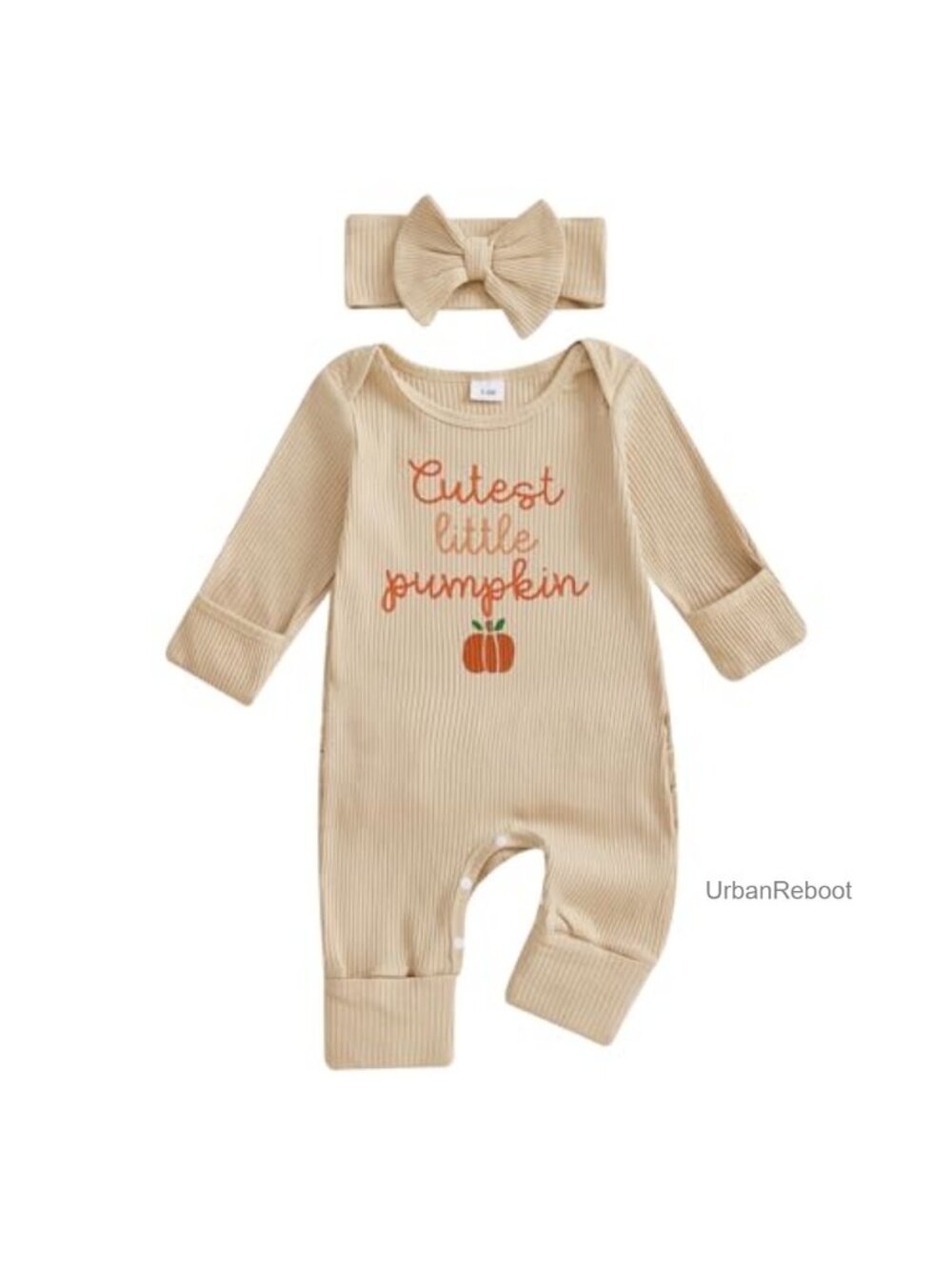 My First Thanksgiving Baby Girl Romper Long Sleeve Newborn Outfit